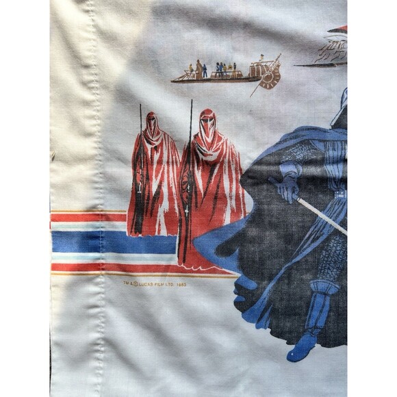 Vintage Star Wars Return Of The Jedi Pillowcase 1983 20th Century Fox GUC - Picture 2 of 9